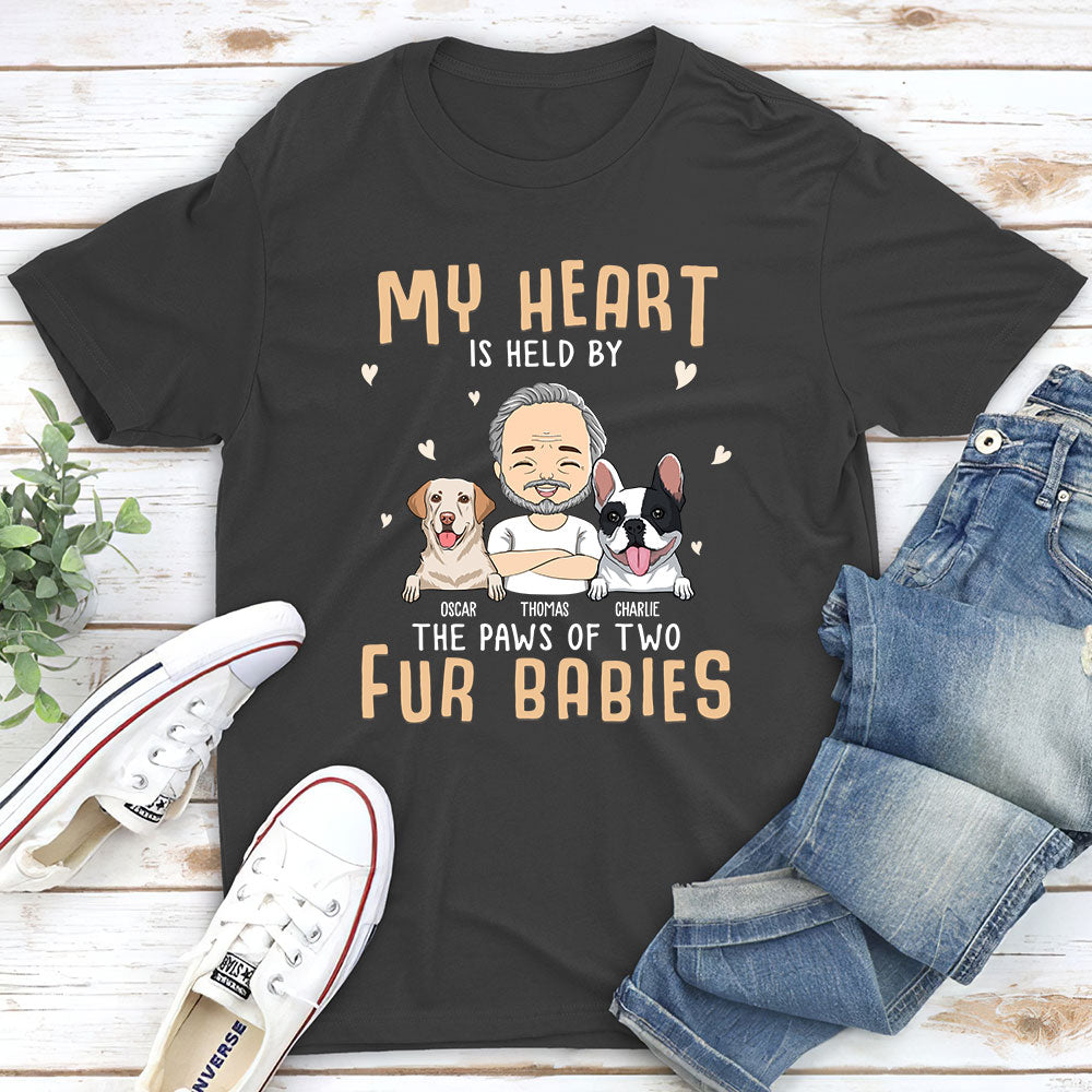 Fur Baby - Personalized Custom Unisex Heavy Cotton 5.3 oz T-shirt for Pet Lovers