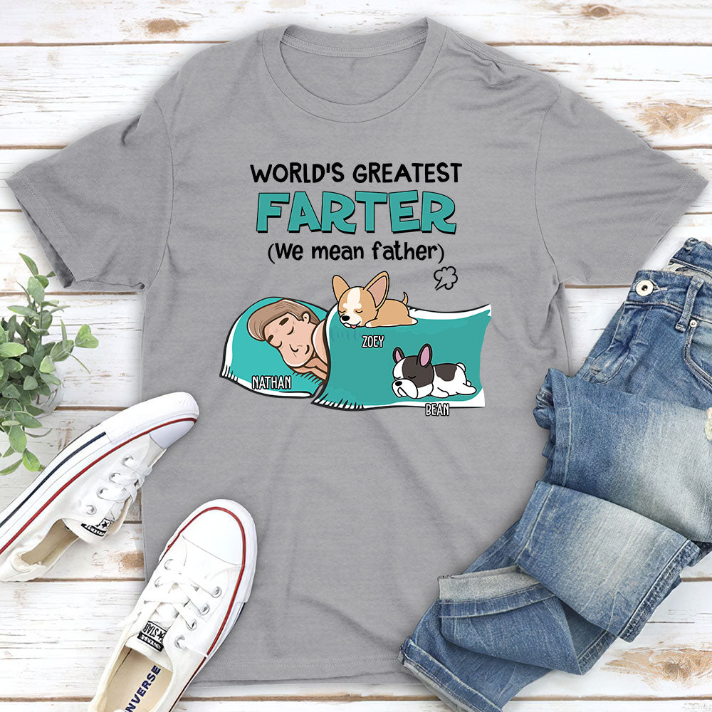 Great Mother Father - Personalized Custom Unisex 5.3 oz T-shirt for Pet Lovers