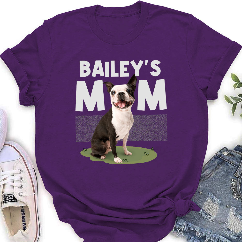 Happy Dog - Exquisitely Personalized Custom Women's T-shirt for Pet Lovers