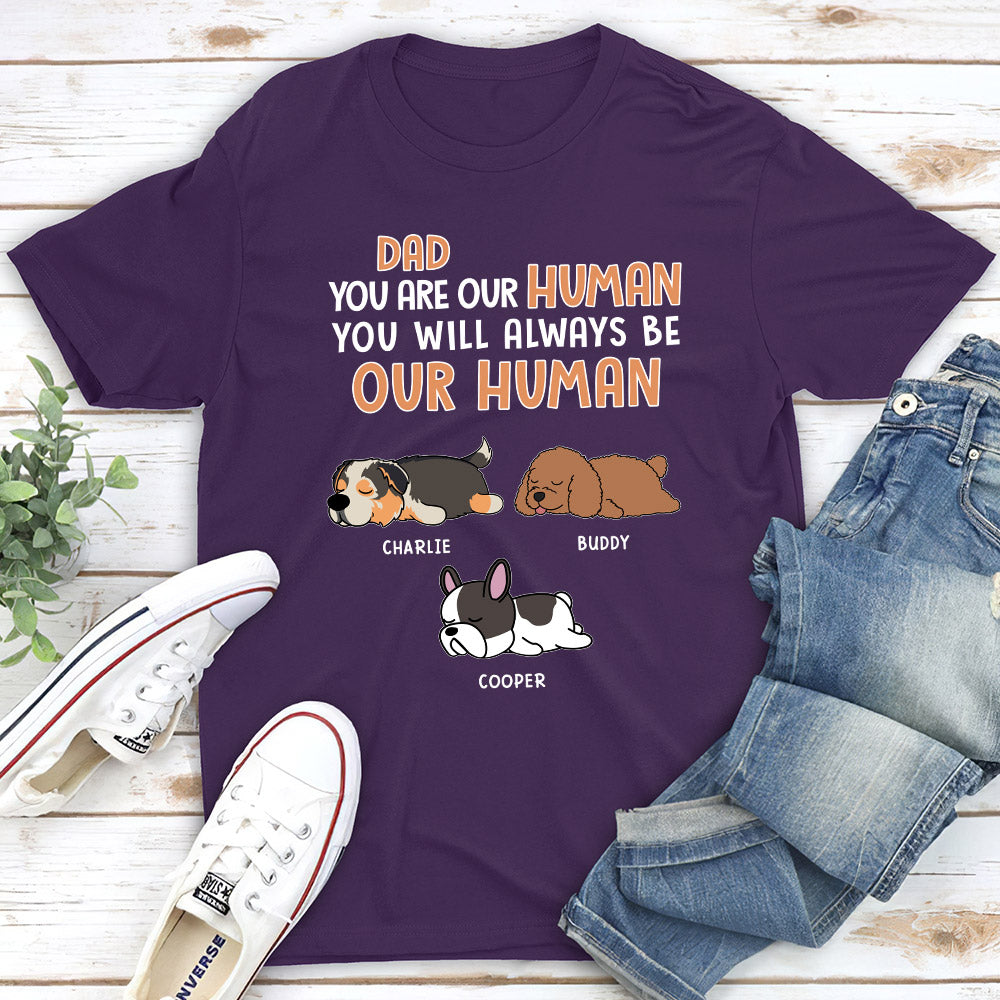 Be My Human - Personalized Custom Premium Men's 4.2 oz T-shirt for Pet Lovers