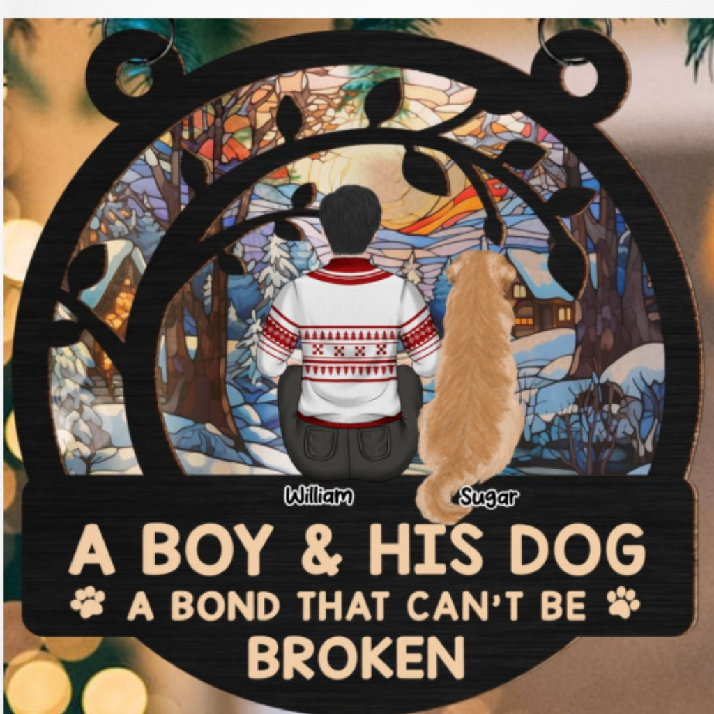 A Bond That Lasts Forever - Personalized Custom Suncatcher in 6 & 8 Inches