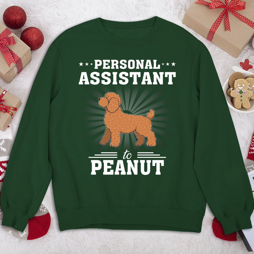 Dog Assistant - Personalized Custom Unisex 8.0 oz Sweatshirt for Pet Lovers
