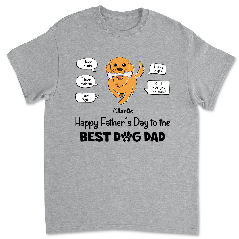 But We Love You The Most - Personalized Custom Unisex 5.3 oz T-shirt for Pet Lovers
