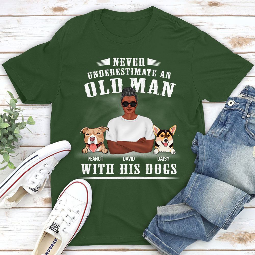 Never Underestimate 2 - Customizable Personalized Unisex 5.3 oz T-shirt