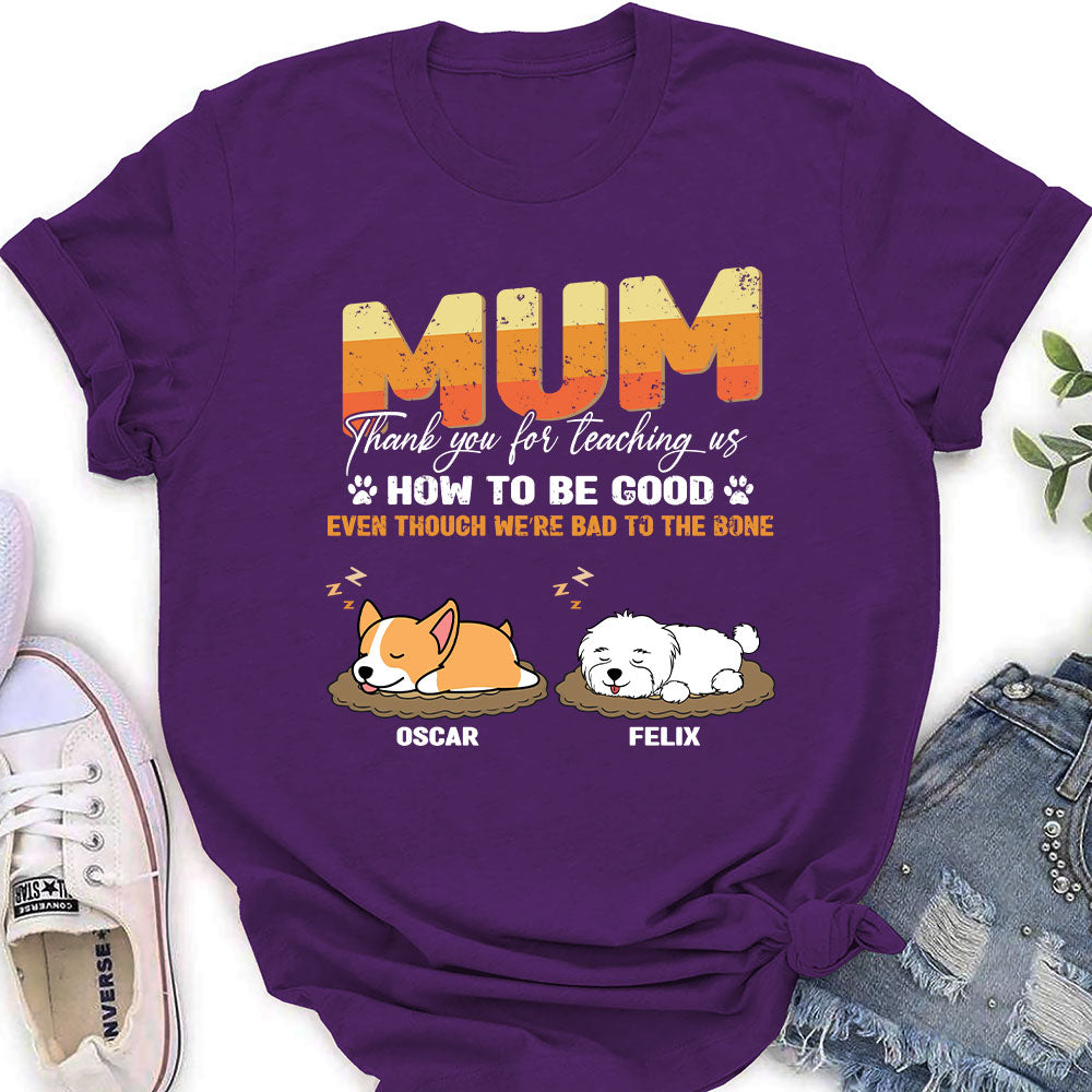 Teaching Us To Be - Exquisite Personalized Custom Women's T-shirt for Pet Lovers
