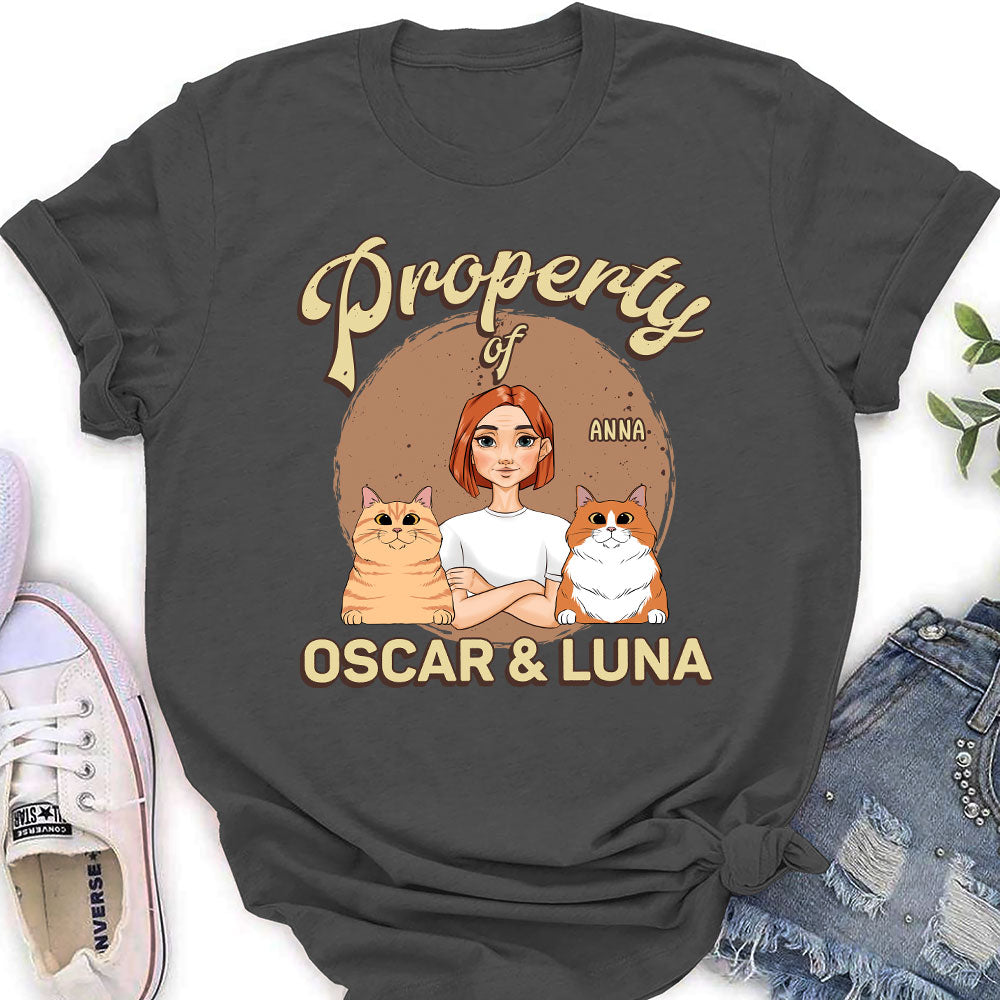 Property - Exquisite Personalized Custom Women's T-shirt for Pet Lovers