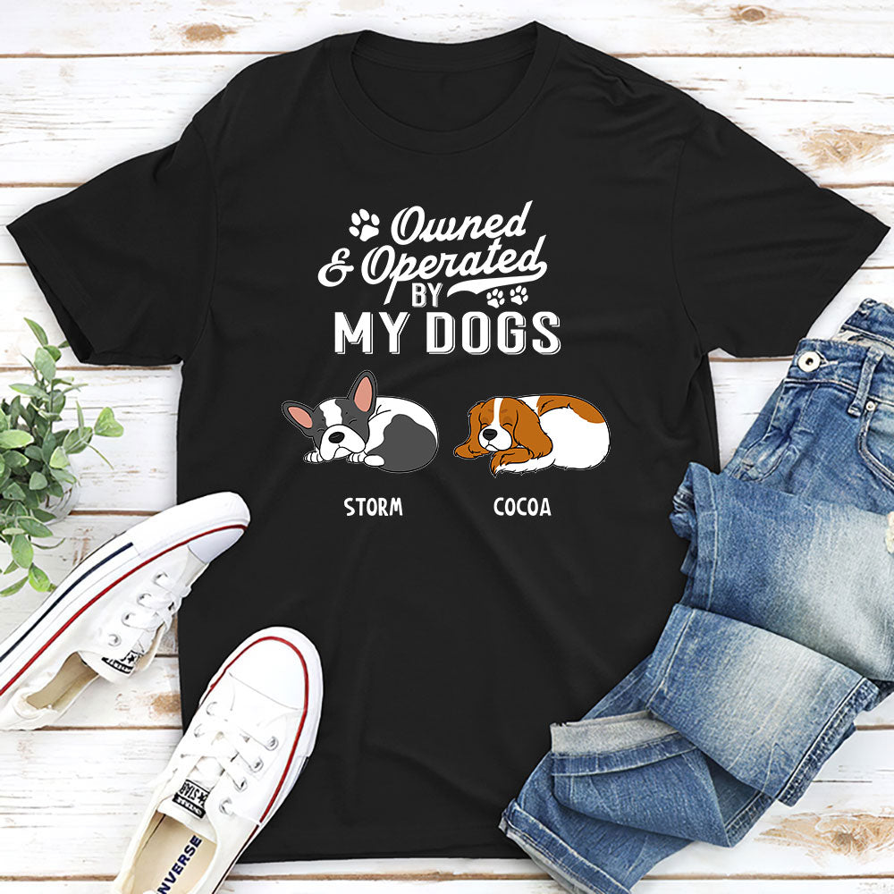 My Dog My Boss - Personalized Custom Unisex Heavy Cotton 5.3 oz T-shirt for Pet Lovers