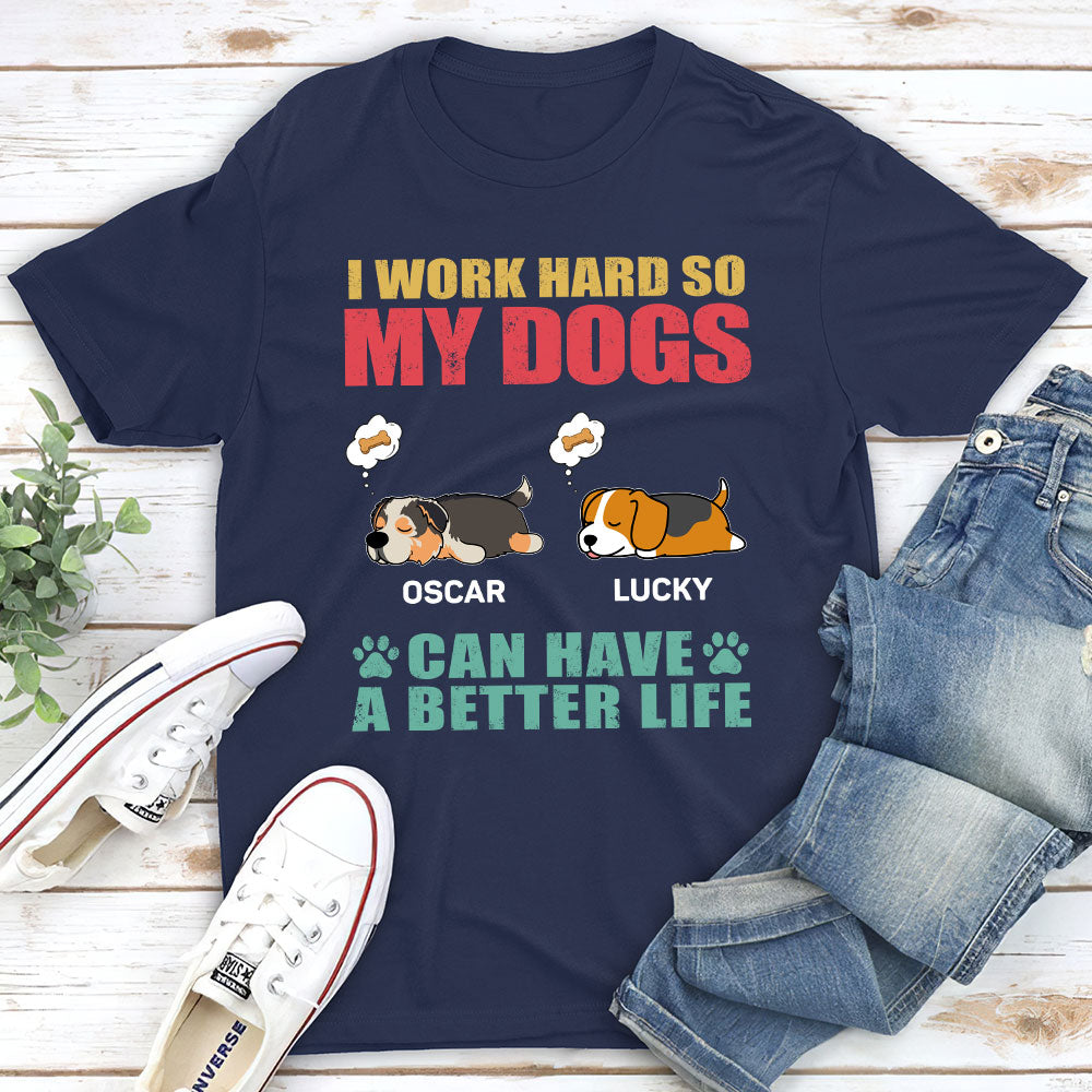 Enhance Your Dog's Life with Personalized Custom Unisex 5.3 oz T-shirt