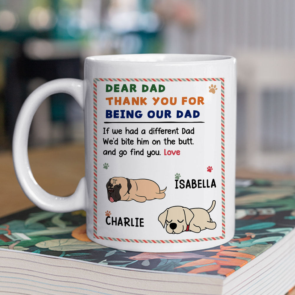 Personalized Custom 'I Just Want My Dog Mom Dad' Coffee Mug - 11oz & 15oz Options