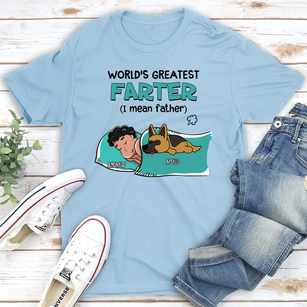 Great Mother Father - Personalized Custom Unisex 5.3 oz T-shirt for Pet Lovers
