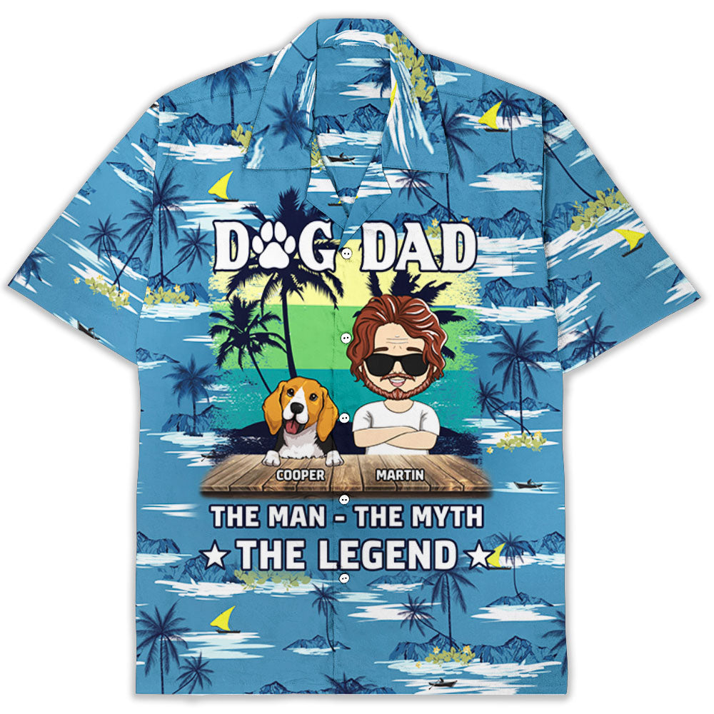 The Legend - Exquisite Personalized Custom Hawaiian Shirt for Pet Lovers
