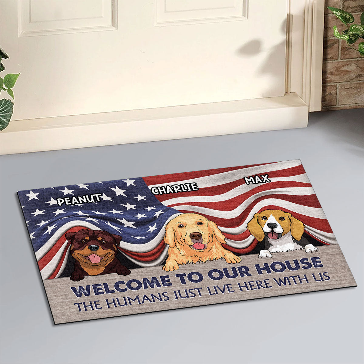 Personalized Custom Doormat - The Ultimate Pet Lover's Welcome