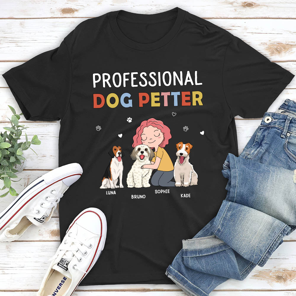 Personalized Custom Unisex Dog Lover T-shirt - 5.3 oz
