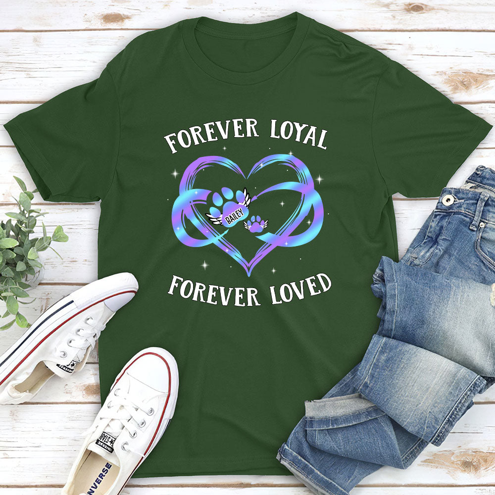Forever Loyal - Personalized Custom Unisex Memorial T-shirt for Pet Lovers