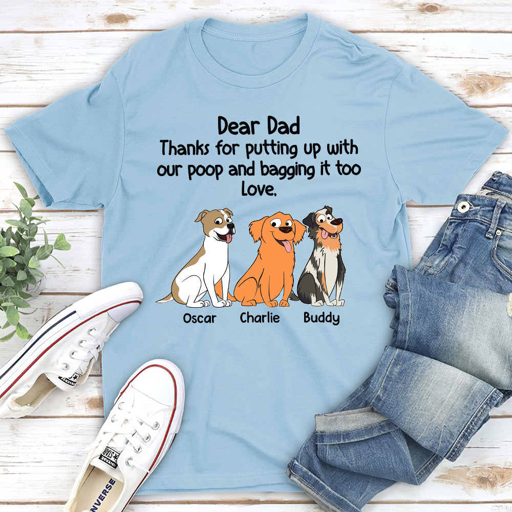 Bagging It - Personalized Custom Unisex 5.3 oz T-shirt for Pet Lovers