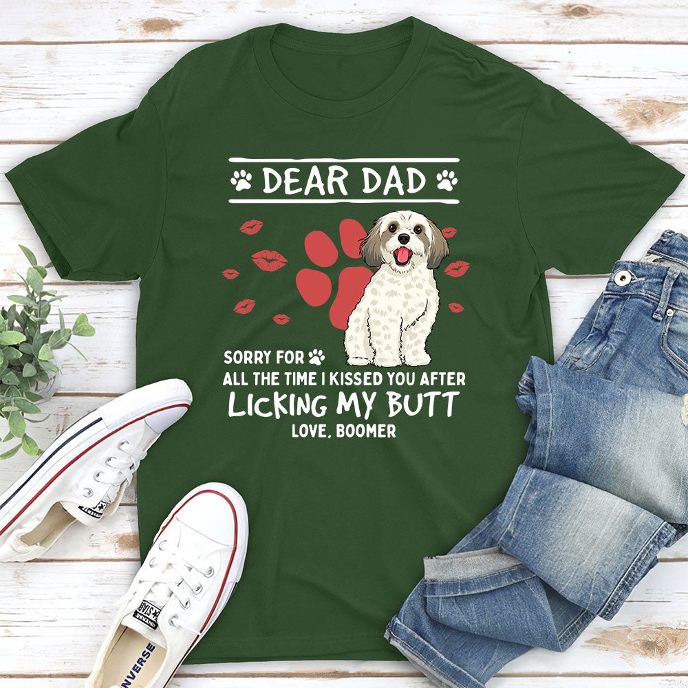 All The Time - Personalized Custom Unisex 5.3 oz T-shirt for Pet Lovers