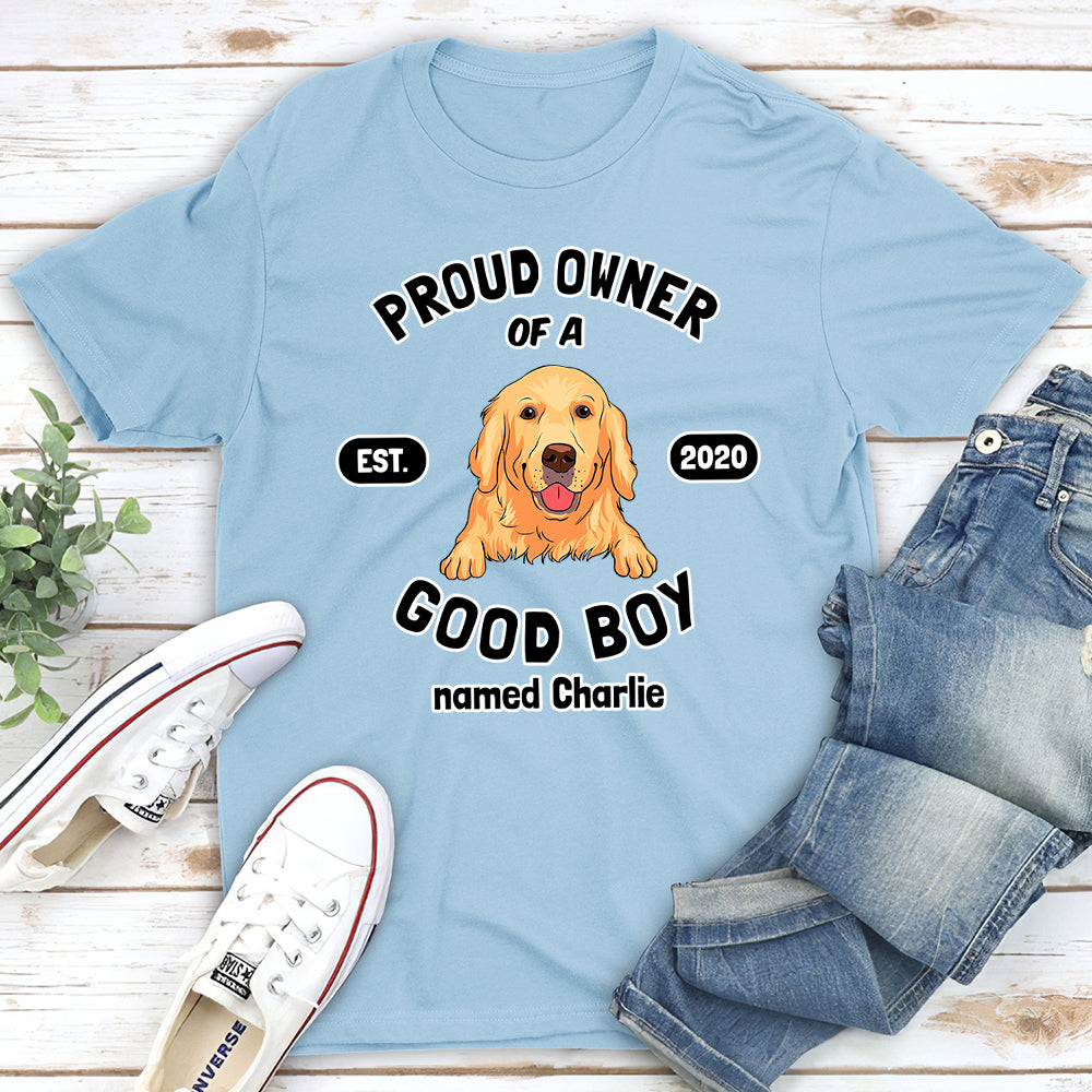 Proud Dog Owner - Premium Personalized Custom Unisex T-shirt for Pet Lovers