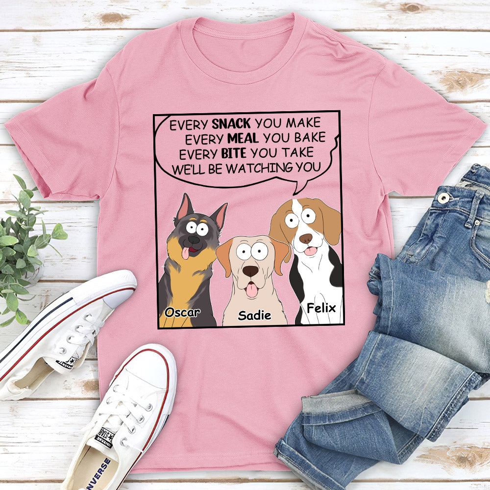 Watching You - Personalized Custom Unisex T-shirt for Pet Lovers