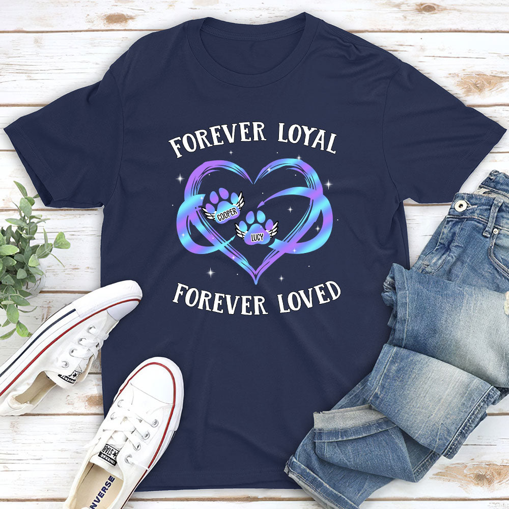 Forever Loyal - Personalized Custom Unisex Memorial T-shirt for Pet Lovers