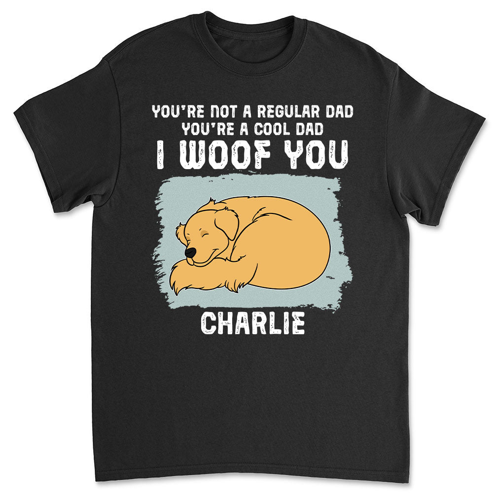 Super Cool Dad - Personalized Custom Unisex Heavy Cotton T-shirt for Pet Lovers