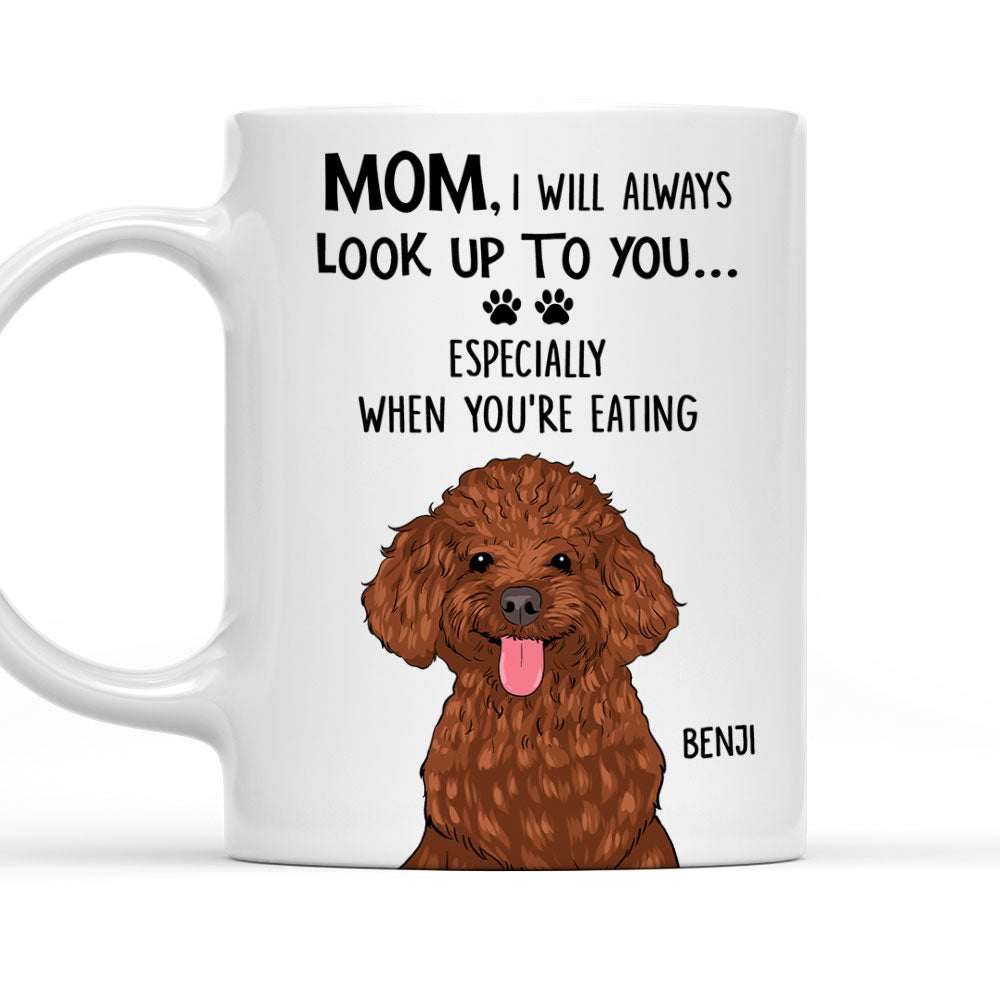 Look Up To You - Exquisite Personalized Custom 11oz Coffee Mug for Pet Lovers