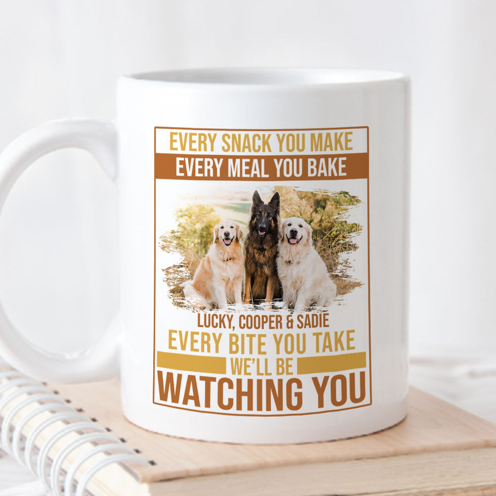 Snack And Meal - Customizable Personalized Coffee Mug for Pet Lovers