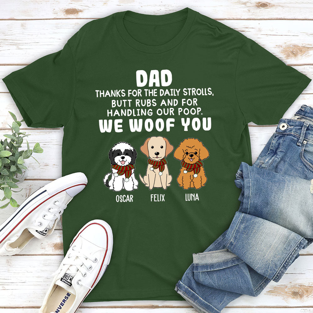Custom Personalized Unisex 5.3 oz Butt Rubs T-shirt - Ideal Gift for Pet Lovers