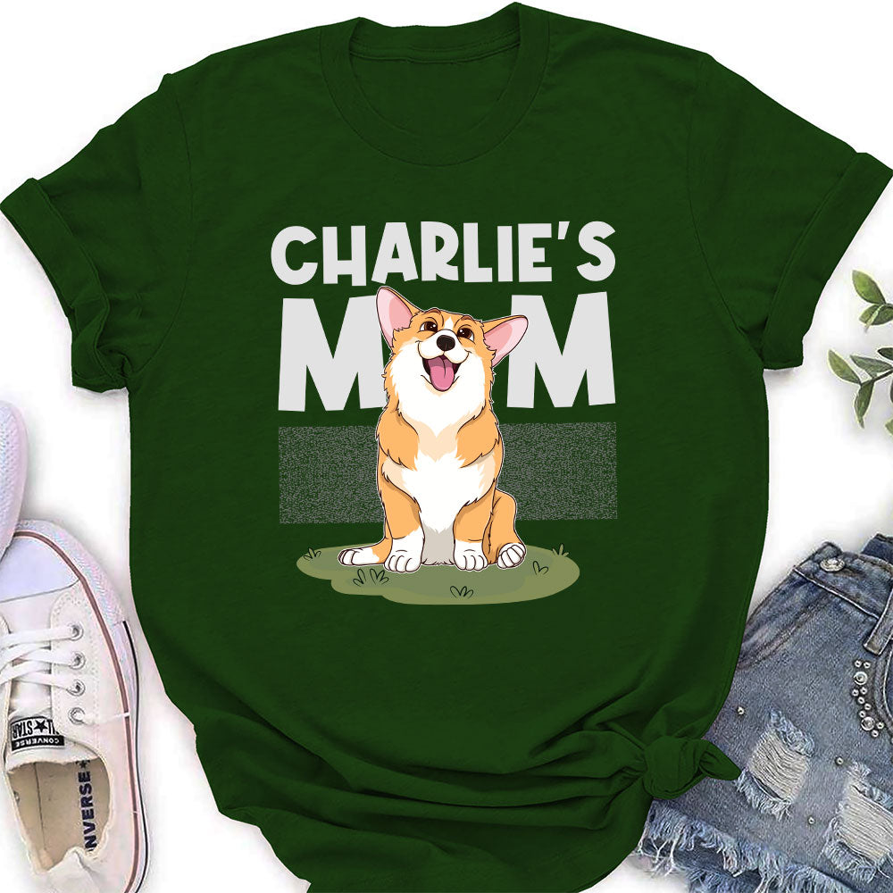 Happy Dog - Exquisitely Personalized Custom Women's T-shirt for Pet Lovers