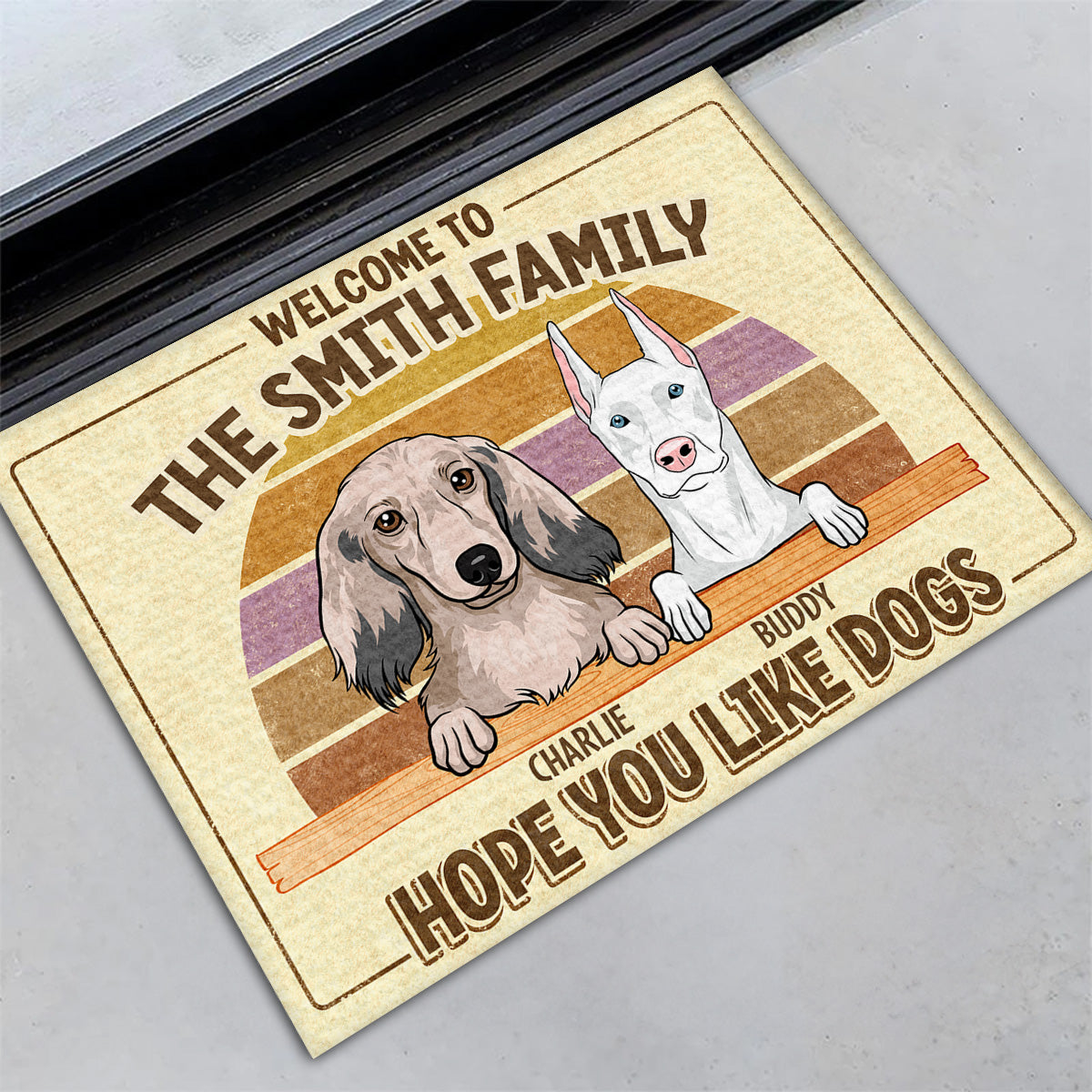 Personalized Custom Doormat - Welcome Your Guests with Your Pet's Picture