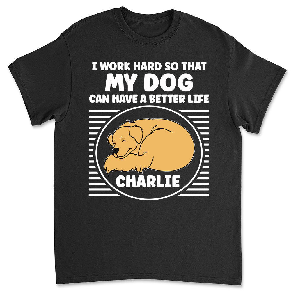 Work Hard For My Kids - Premium Personalized Custom Unisex 5.3 oz T-shirt