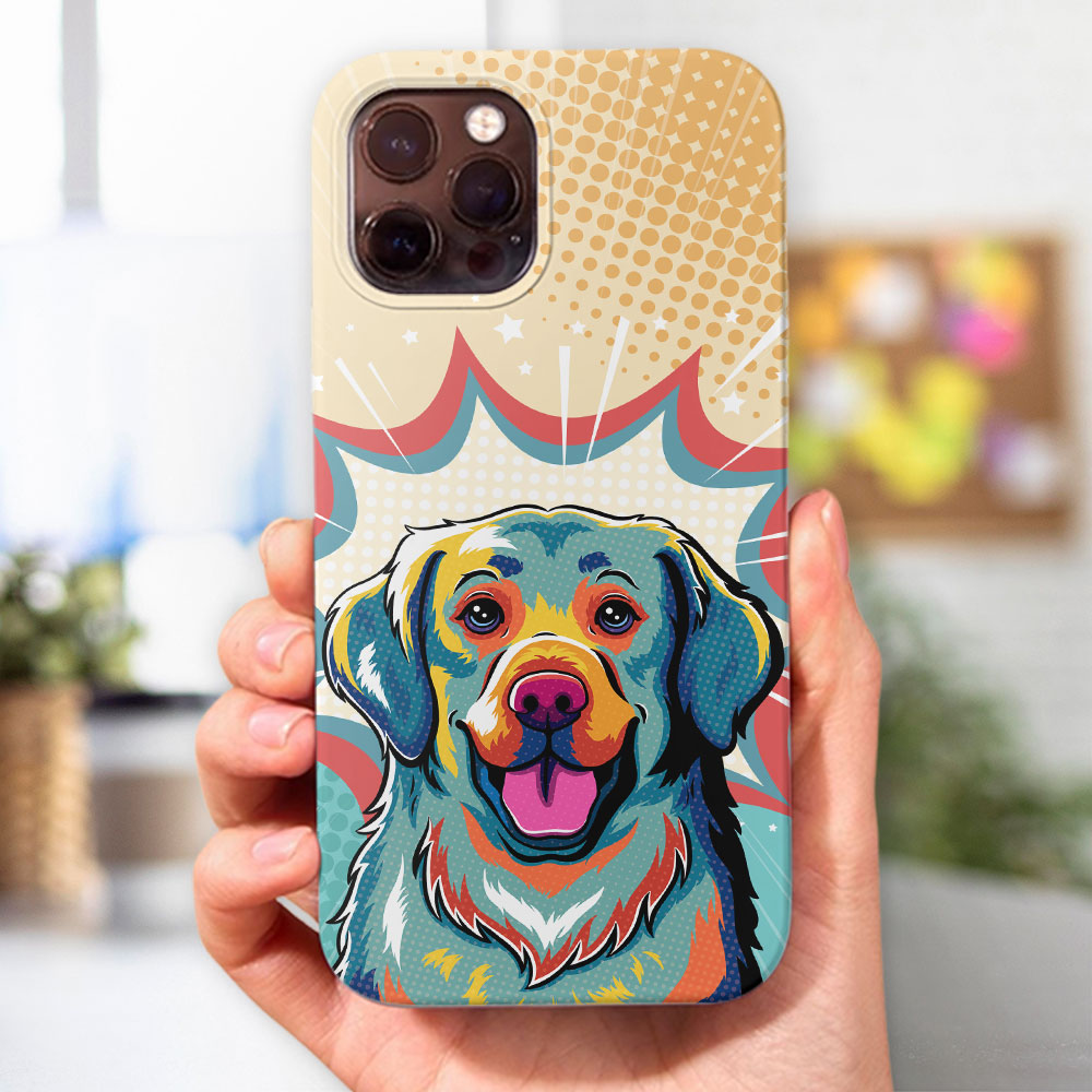 Golden Popart - Customizable Pet - Themed Phone Case
