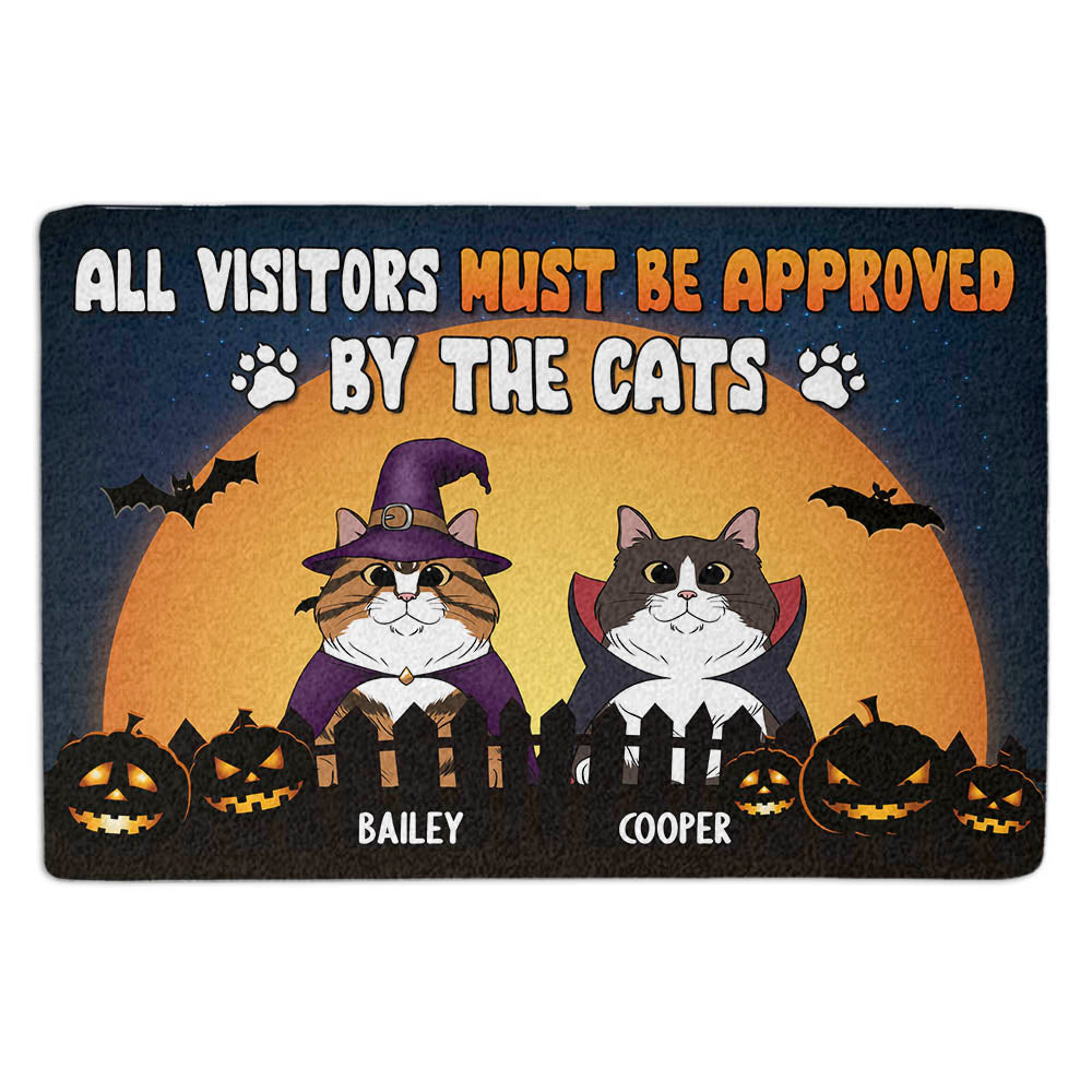 Cats Approved! Personalized Custom Doormat with Your Dog's Picture