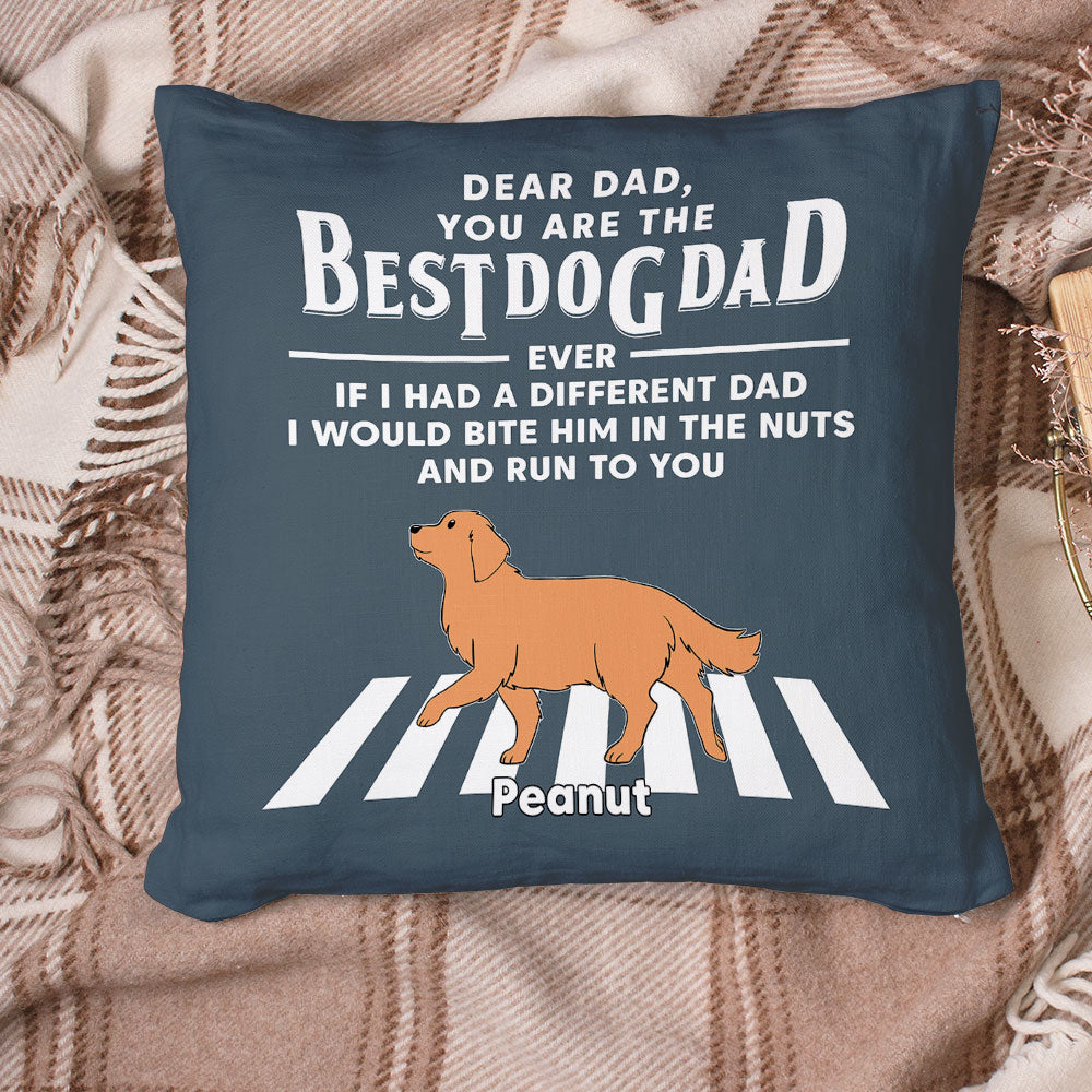 Dogs Run To You - Personalized Custom Throw Pillow - 12' x 12' and 18' x 18' Sizes