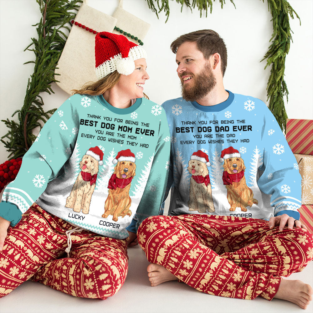 Every Dog Wishes - Personalized Custom All-Over-Print Unisex Polyester Blend 8.8 oz Sweatshirt for Dog Lovers