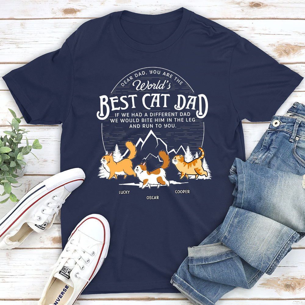 I Would Cat Version - Personalized Custom Unisex 5.3 oz T-shirt for Pet Lovers