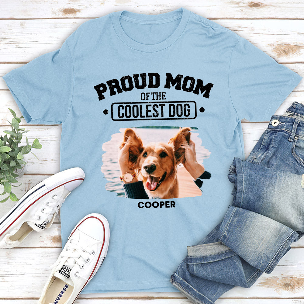 The Coolest Personalized Custom Unisex Dog Dad T-shirt