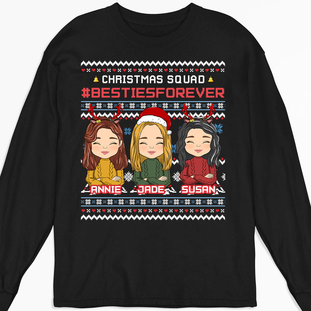 Family Squad - Personalized Custom Unisex 6.0 oz Long Sleeve T - Shirt for Pet Lovers