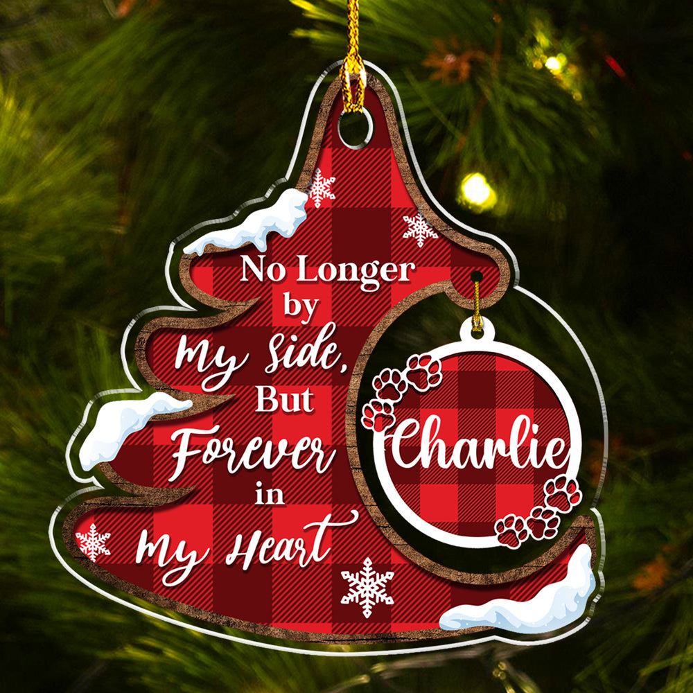 Pet Christmas - Personalized Custom Acrylic Ornament, 4' Diameter, 0.2' Thickness for a Unique Holiday Decor