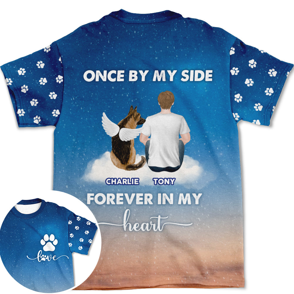 Once By My Side - Personalized Custom All-over-print Comfortable Polyester-Spandex T-shirt