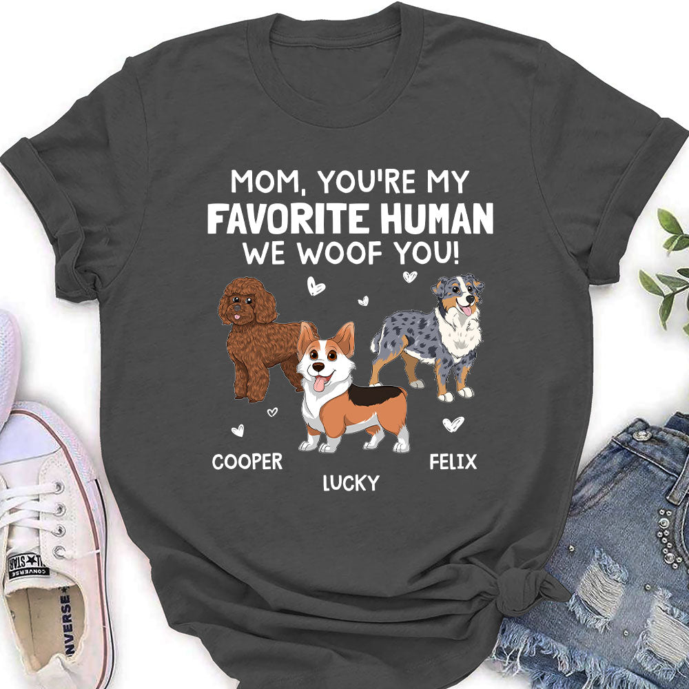 Woof You Mommy - Personalized Custom Women's Fashion T-shirt for Pet Lovers