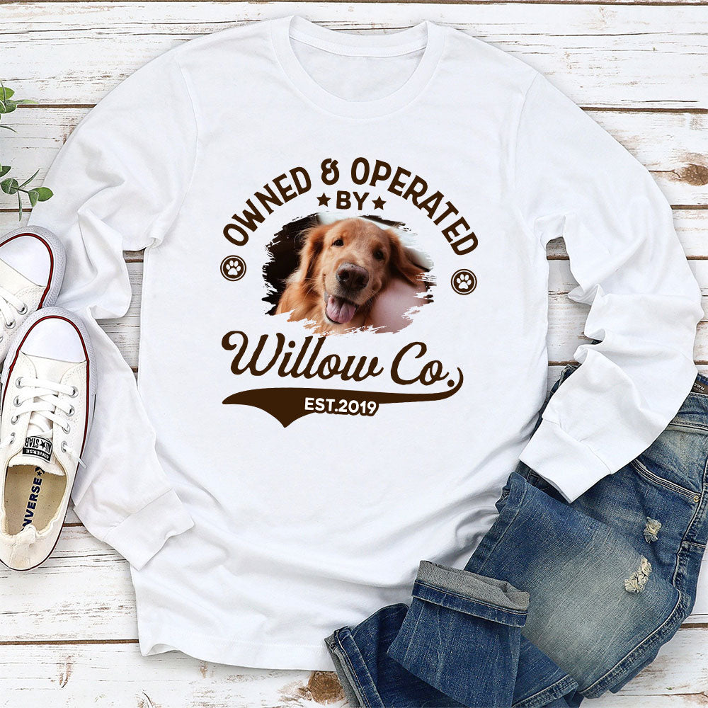 Dog Co. - Customizable Personalized Long Sleeve Unisex T-shirt for Pet Lovers