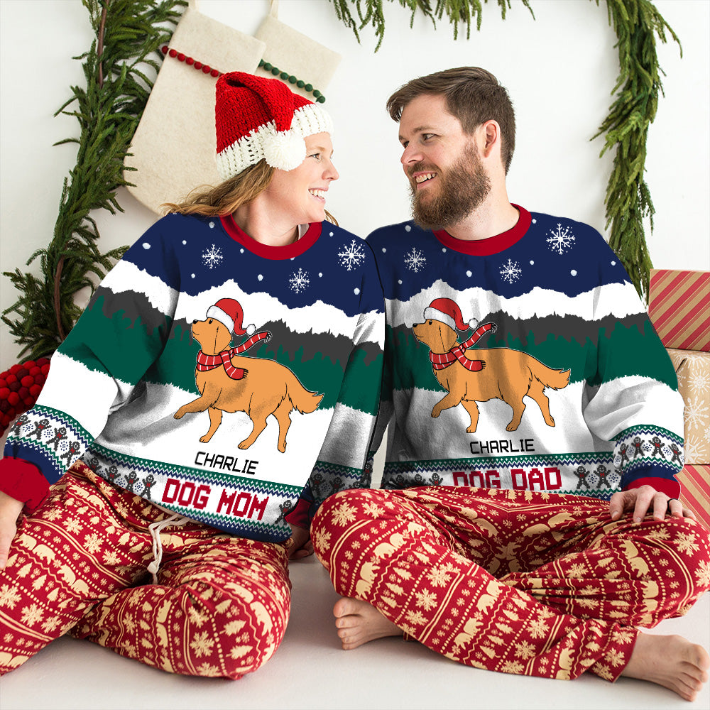 Enchanting Walking In Forest - Personalized Custom All-Over-Print Unisex Sweatshirt for Pet Lovers