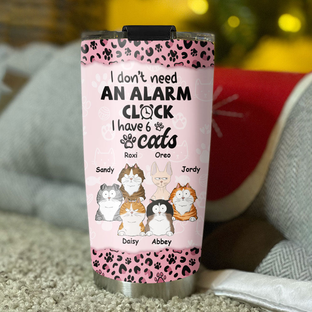 Personalized Custom Alarm Clock Tumbler - 20oz High - Quality Stainless Steel with Thousands of Cool Designs