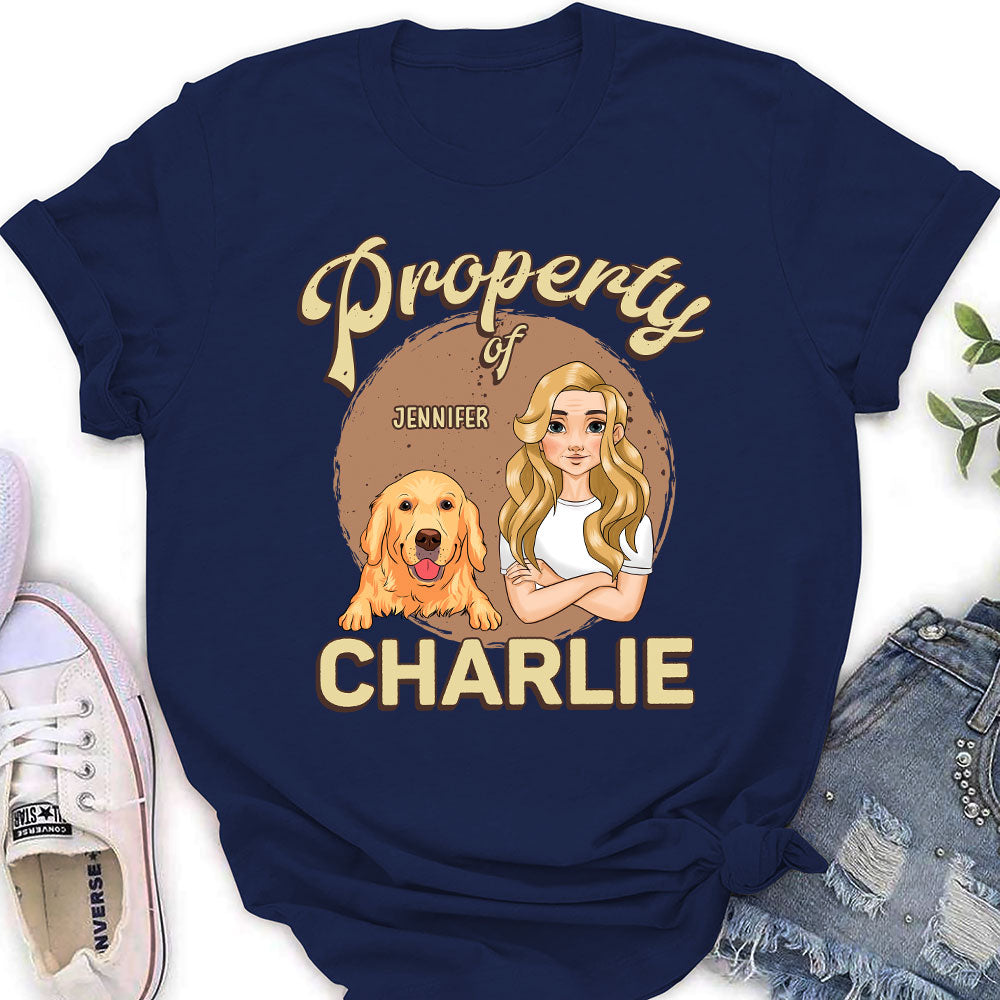 Property - Exquisite Personalized Custom Women's T-shirt for Pet Lovers