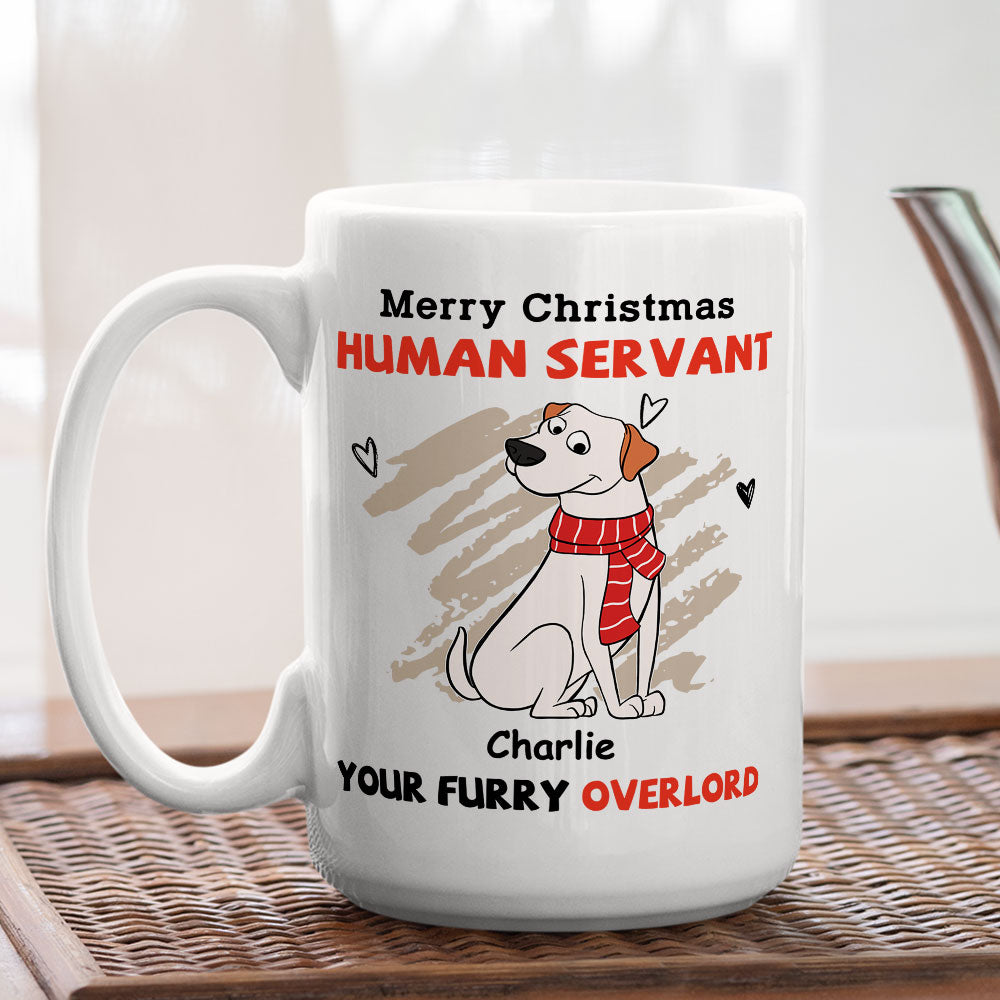 Merry Christmas - Personalized Custom Ceramic Coffee Mug for Pet Lovers (11oz & 15oz)