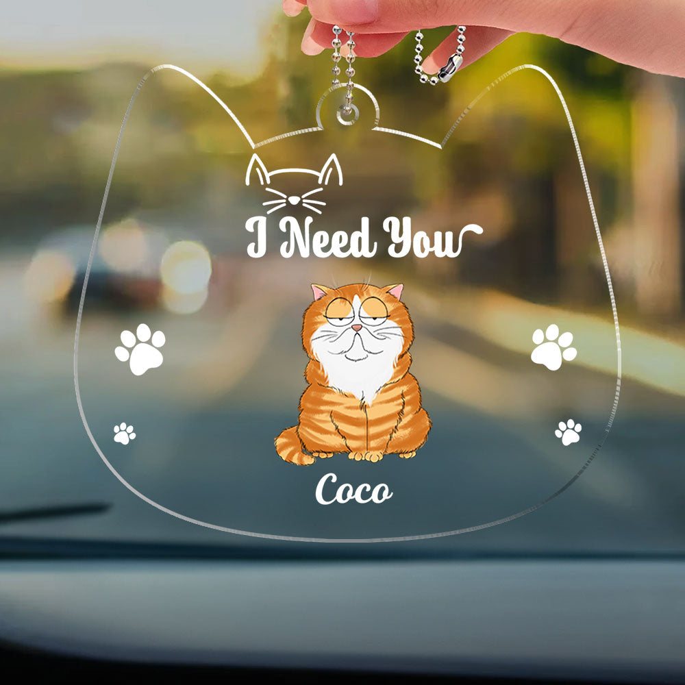 Drive Safe Hooman - Exquisite Personalized Custom Acrylic Ornament with 4' Diameter and 0.2' Thickness