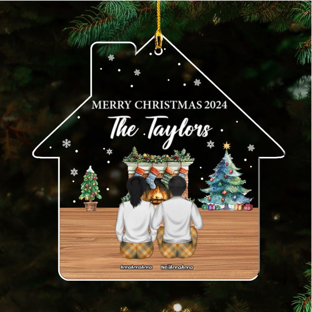 Customizable Family Reunion Christmas Personalized Acrylic Ornament