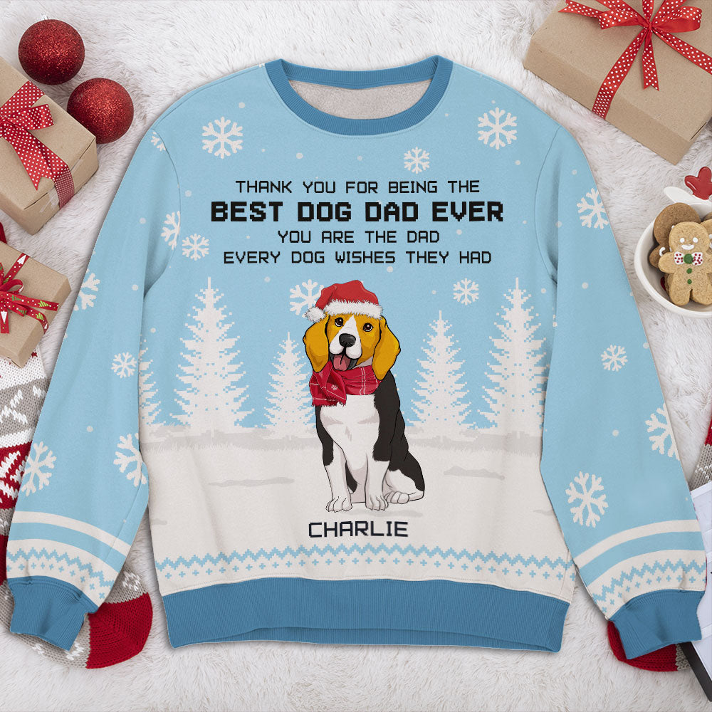 Every Dog Wishes - Personalized Custom All-Over-Print Unisex Polyester Blend 8.8 oz Sweatshirt for Dog Lovers