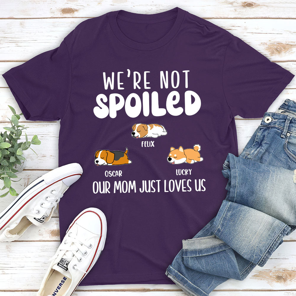 She Just Loves Me - Customizable Unisex Personalized T-shirt for Pet Lovers