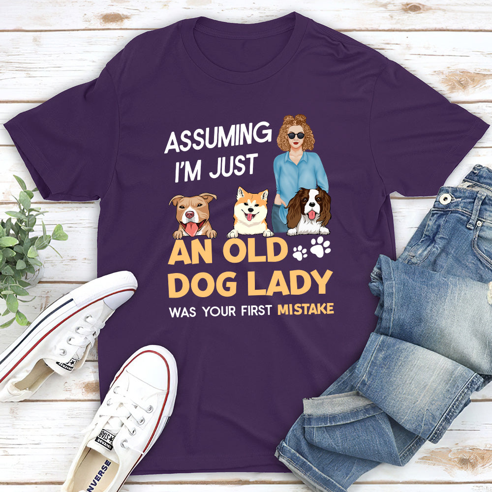 Your First Mistake - Personalized Custom Unisex 5.3 oz T-shirt for Pet Lovers